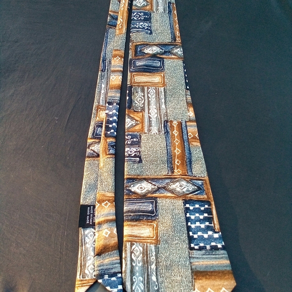 Vintage Manzoni tie 100% Silk Made in Italy - Picture 5 of 9